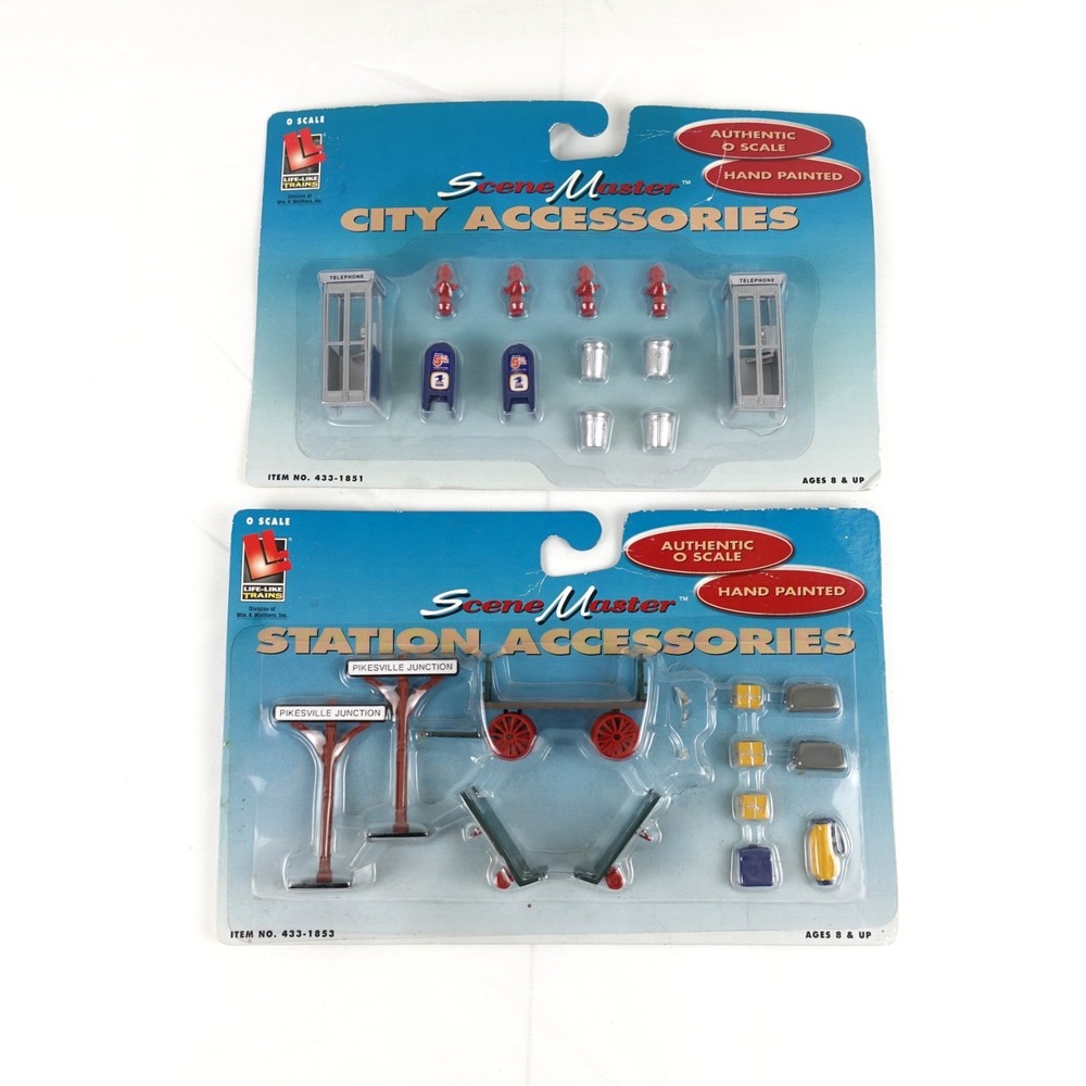 Scene Master City Station Accessories O Scale Life-Like Trains Wm. K. Walthers